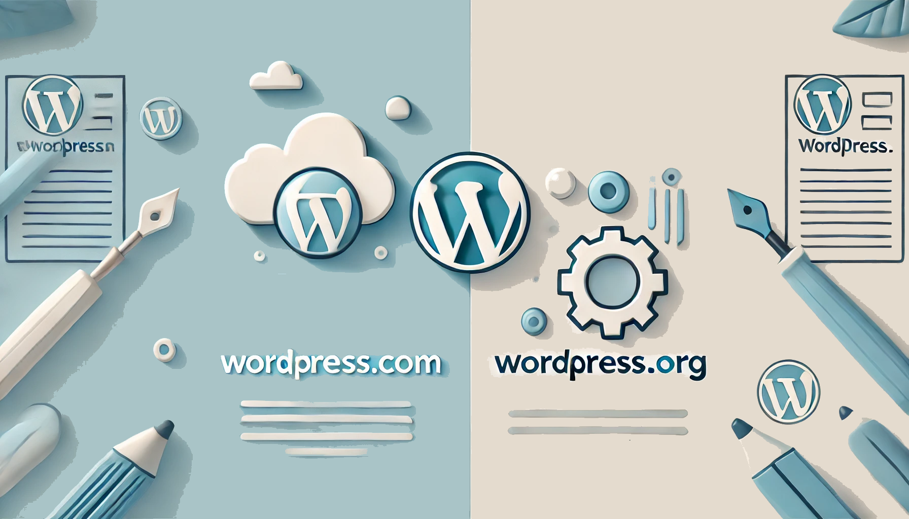 الفرق بين WordPress.com و WordPress.org وأيهما يناسبك؟